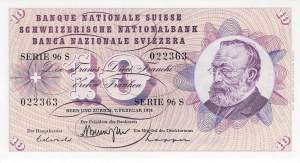 Schweiz 10 Franken 1974